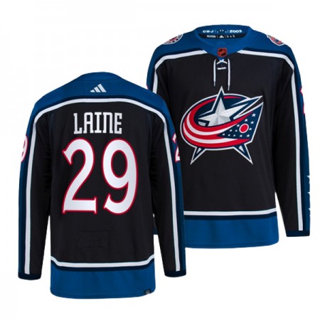 Columbus Blue Jackets tröja Patrik Laine 29 Adidas 2022-23 Svart Reverse Retro 2.0 Authentic - NHL Tröjor Herr Columbus Blue Jackets tröja Patrik Laine 29 Adidas 2022-23 Svart Reverse Retro 2.0 Authentic - NHL Tröjor Herr
